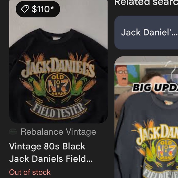 Vintage 1980s Jack Daniels Feild Tester Crewneck / XL / SSI - Picture 9 of 10
